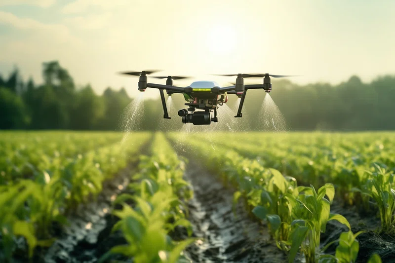 What were the main highlights on progress and limitations for agricultural spray drones at the 2023 trade summit panel?